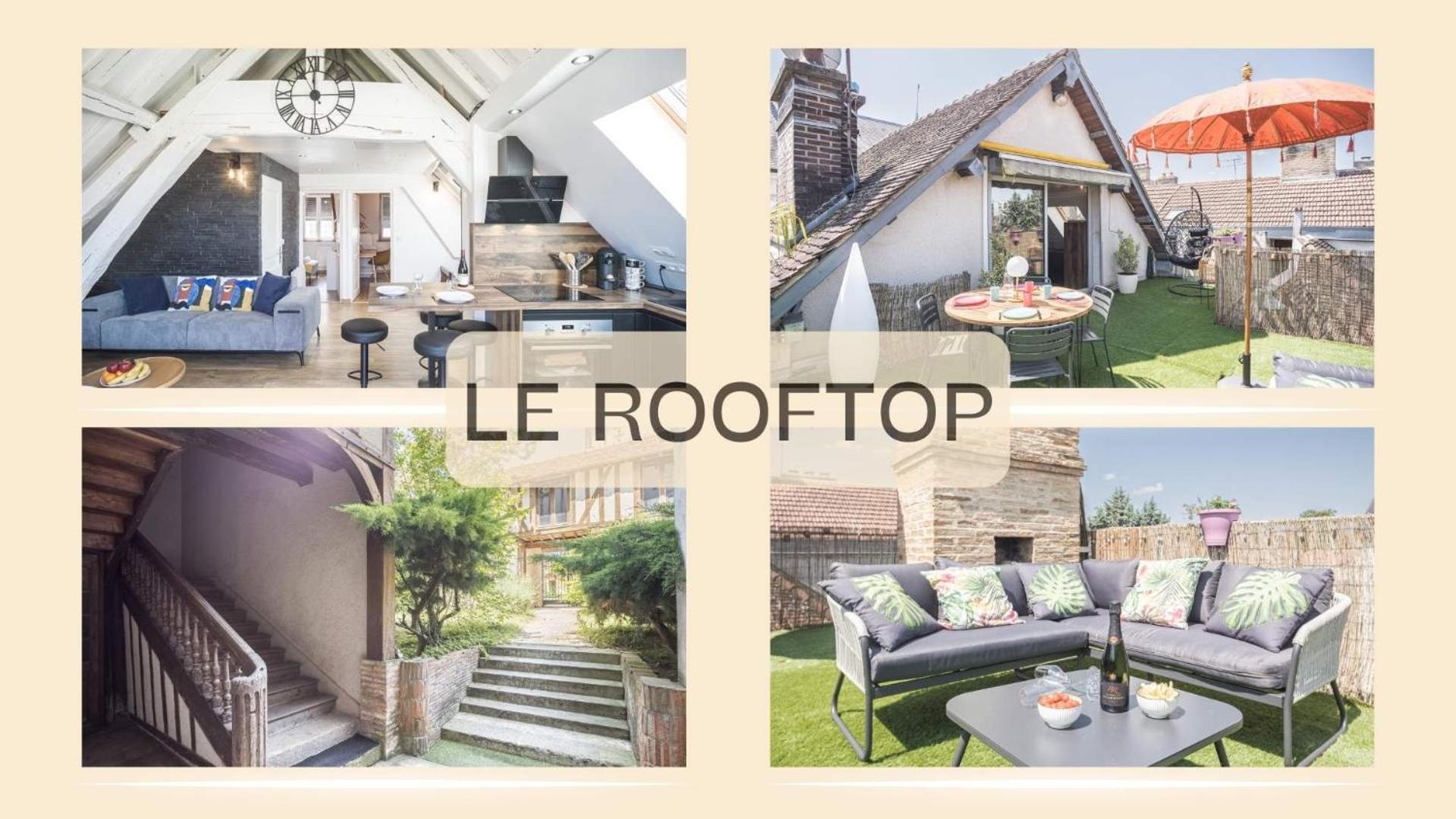 טרואה Le Rooftop - Vue Cathedrale - Climatisation מראה חיצוני תמונה